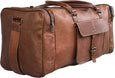 Genuine Leather Duffel Bag – Travel Weekend Overnight Bag