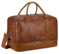 Vegan Leather Travel Duffel Bag – Carry On Weekender