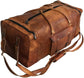 Handmade Leather Duffel Bag – Weekender, Gym, and Travel Bag for Men & Women