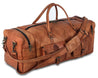 Large 32 Inch Leather Duffel Bag for Men – Travel, Gym, and Weekend Bag