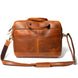Handmade Full Grain Leather Messenger Bag with Strap